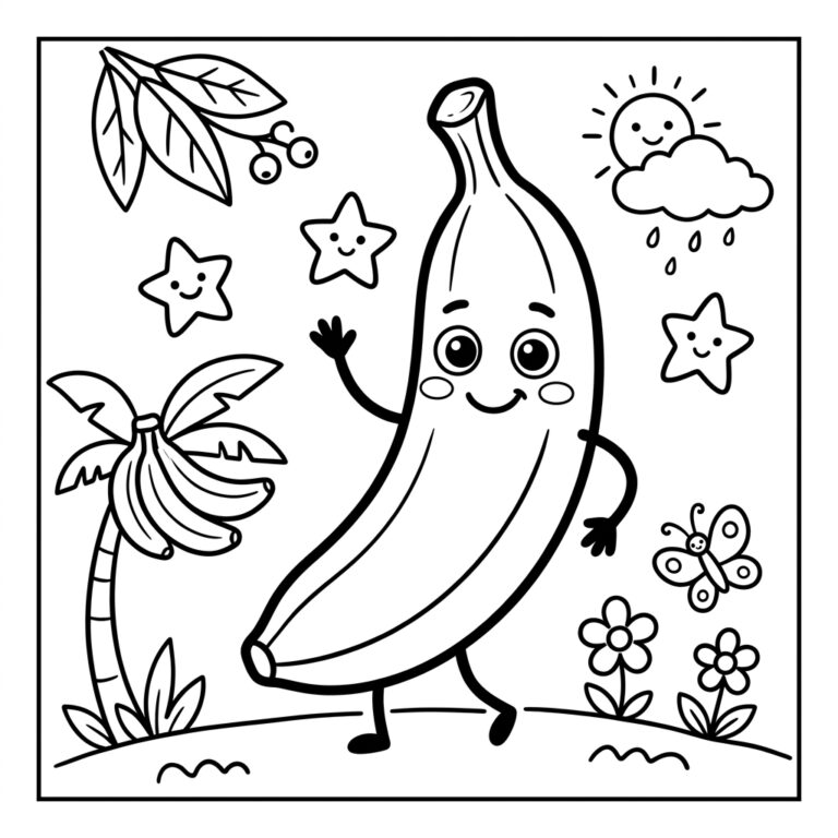 Uśmiechnięty banan