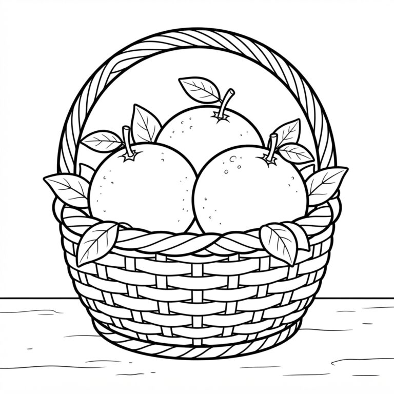 Pomarańcze w koszyczku